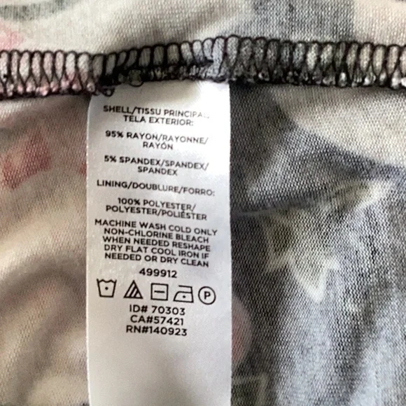 LOFT Black and Pink Sleeveless Sundress - Picture 5 of 5